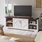 Mobile TV in Legno da 70" con Ripiani Regolabili