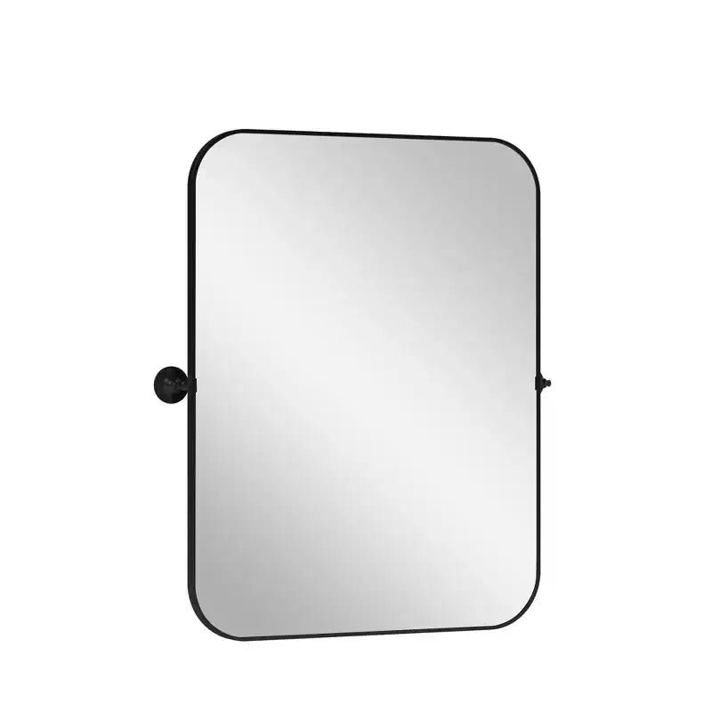 Specchio da Parete Basculante per Bagno con Cornice in Metallo