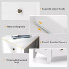 Cassettiera a 3 cassetti con ampio piano d'appoggio – Bianco