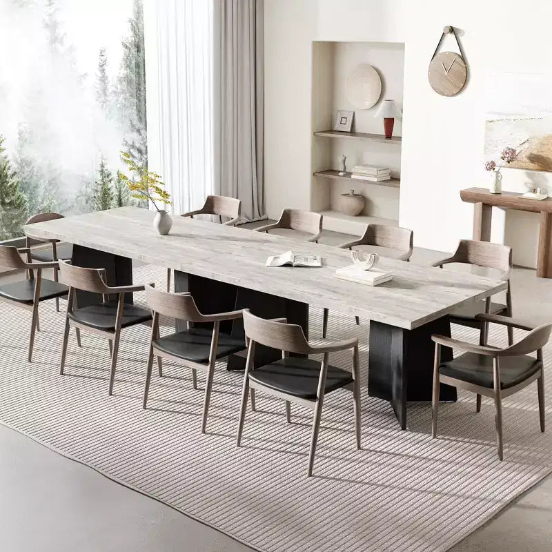 Tavolo da pranzo rettangolare da 160 cm per 6-8 persone