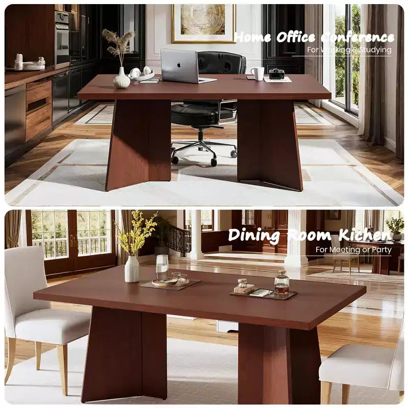 Tavolo da pranzo rettangolare da 160 cm per 6-8 persone