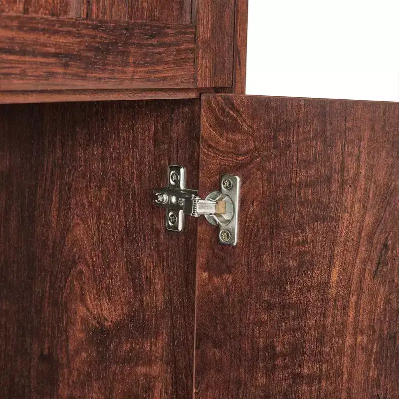 Mobiletto alto 72,4" con ripiani e ante – Armadietto da pavimento indipendente per cucina, bagno o dispensa