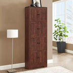 72.4 Tall Storage Cabinet,Freestanding Kitchen Pantry Cabinet with Shelves, Floor Storage Accent,Tall Cupboard for Bathroom Kitchen Pantry
