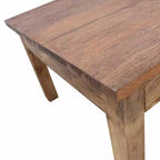 Tavolino da Caffè in Legno Massello di Mogano 96x73x45 cm