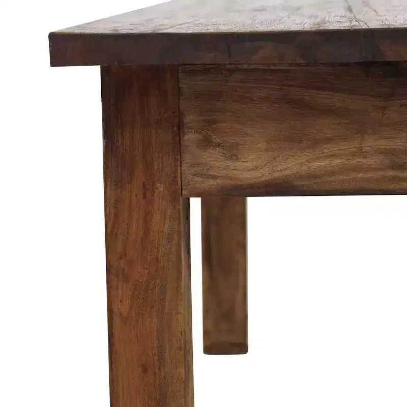 Tavolino da Caffè in Legno Massello di Mogano 96x73x45 cm