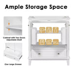 Mobile Bagno da 75 cm con Lavabo e Armadietto Contenitore