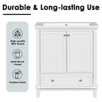 Mobile Bagno da 75 cm con Lavabo e Armadietto Contenitore