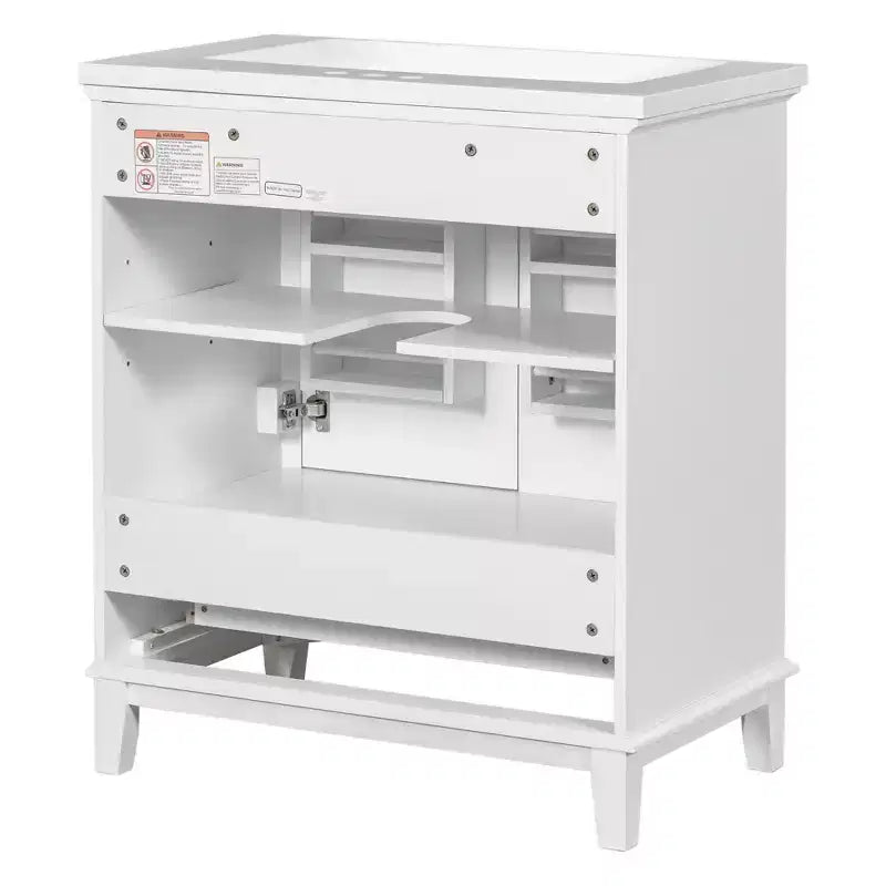 Mobile Bagno da 75 cm con Lavabo e Armadietto Contenitore