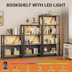 Scaffale Industriale con Luci a LED