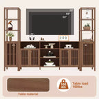 Mobile TV con libreria e mobile contenitore per TV fino a 70 pollici