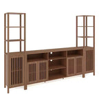 Mobile TV con libreria e mobile contenitore per TV fino a 70 pollici