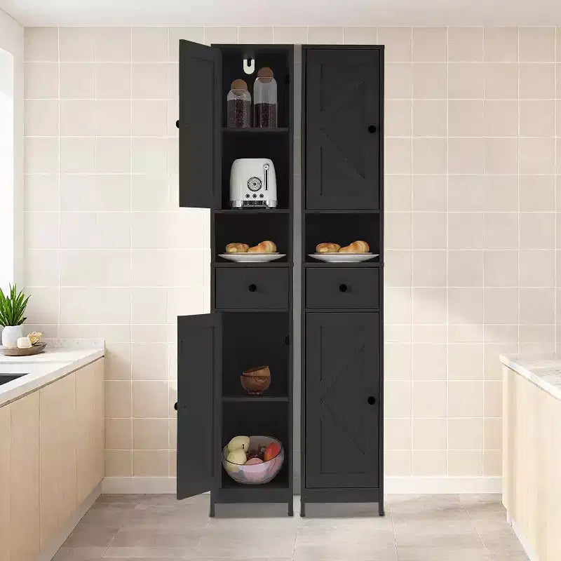 Colonna da bagno alta con ripiani regolabili