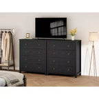 Cassettiera da 94-114 cm con 4/5 cassetti per camera da letto – Comò con contenitore per vestiti per armadio e corridoio