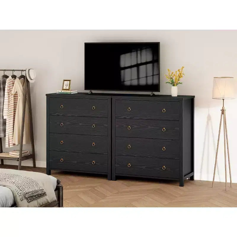Cassettiera da 94-114 cm con 4/5 cassetti per camera da letto – Comò con contenitore per vestiti per armadio e corridoio